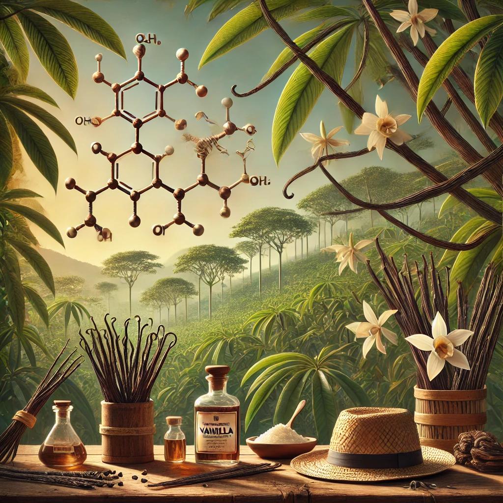 🌿L’alchimie de la vanille 🌿 Les secrets moléculaires de l’arôme unique de Madagascar : Décodage des molécules qui font son goût unique