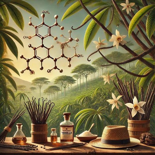 🌿L’alchimie de la vanille 🌿 Les secrets moléculaires de l’arôme unique de Madagascar : Décodage des molécules qui font son goût unique
