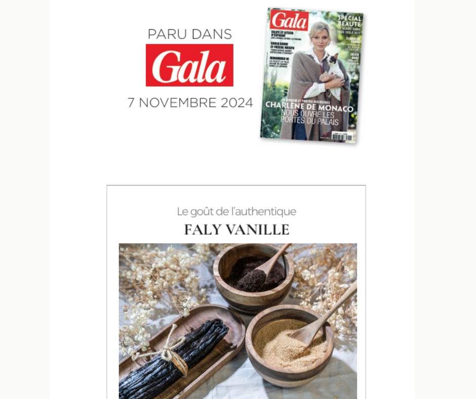 Paru dans Gala — Novembre 2024, Faly Vanille