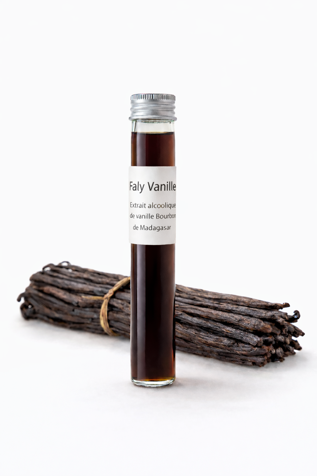 Extrait Alcoolique de Vanille Bourbon de Madagascar – 100ml | Faly Vanille