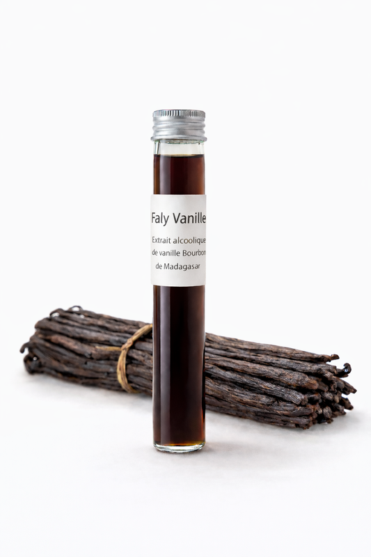 Extrait Alcoolique de Vanille Bourbon de Madagascar – 100ml | Faly Vanille