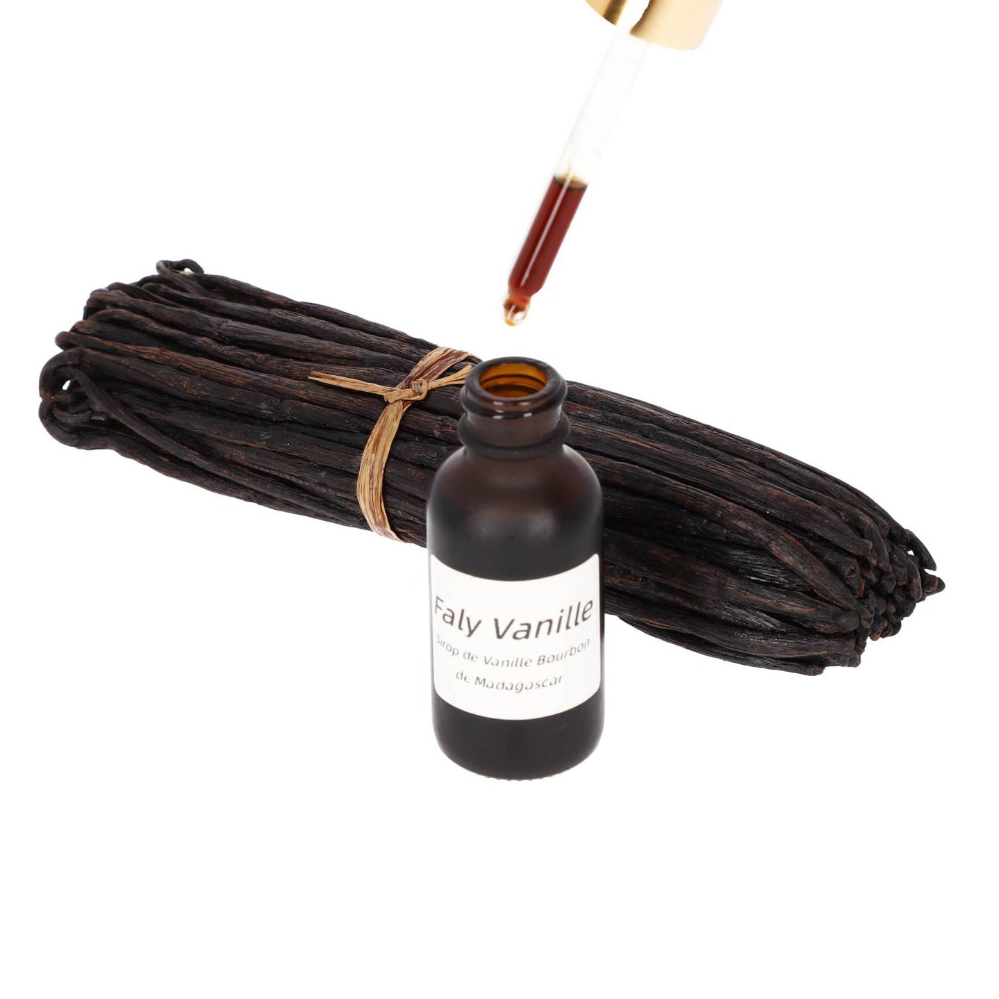 🌿 Arôme sucré de Vanille Bourbon Gourmet de Madagascar (Sirop de vanille) - 30 mL